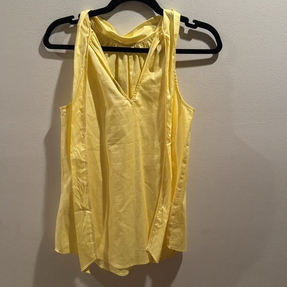 NWT J.Crew Yellow Halter Neck Women's Top 00 - Picture 5 of 6